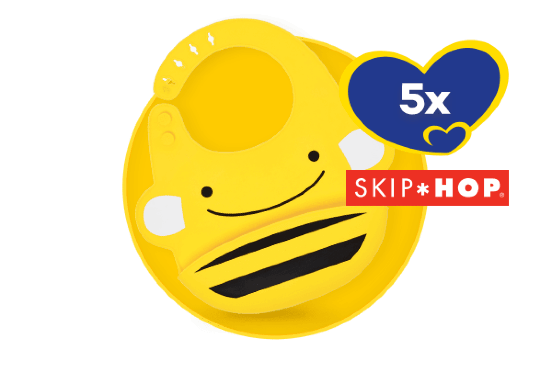 Skip Hop Śliniak silikonowy ZOO Pszczoła