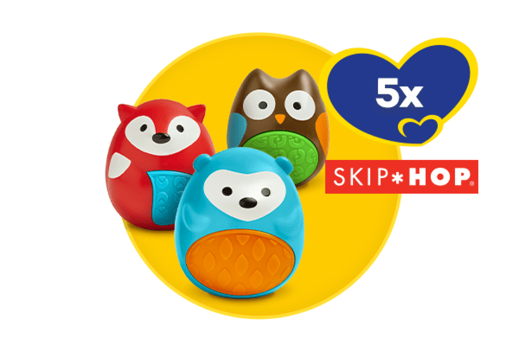 Skip Hop grzechotka jajka trio Explore & More